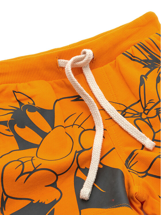 Original Marines Original Marines Sportske kratke hlače LOONEY TUNES DDPV0353NM Narančasta Regular Fit