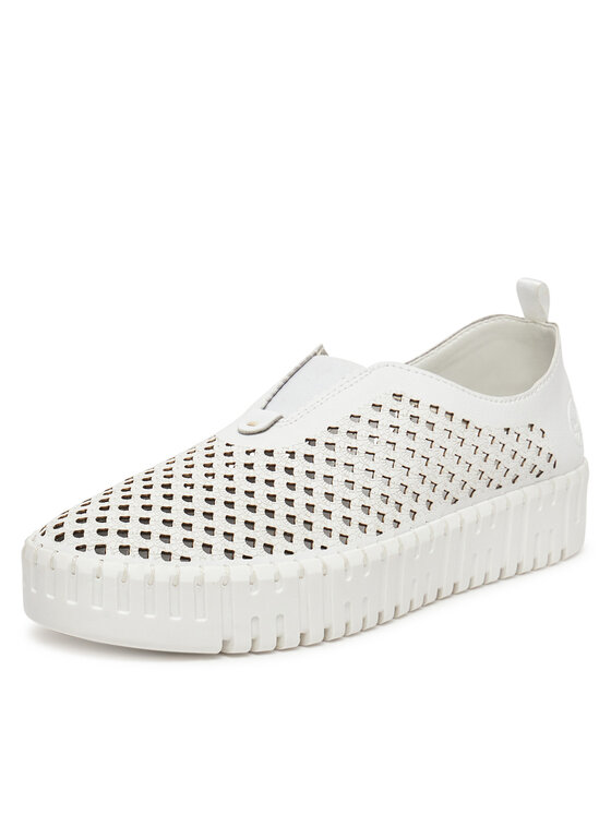 Rieker Rieker Halbschuhe M8351-80 Weiß