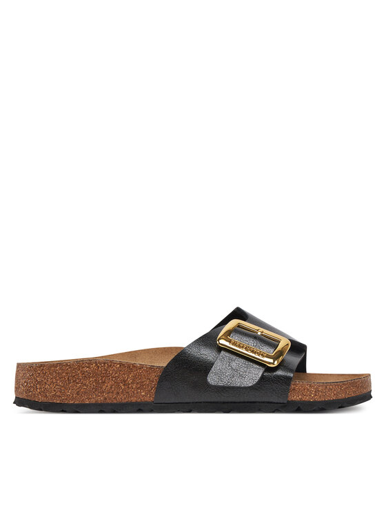 Birkenstock Damskie Klapki, rozmiar 37, Czarne, Catalina Cushion Buckle 1029481