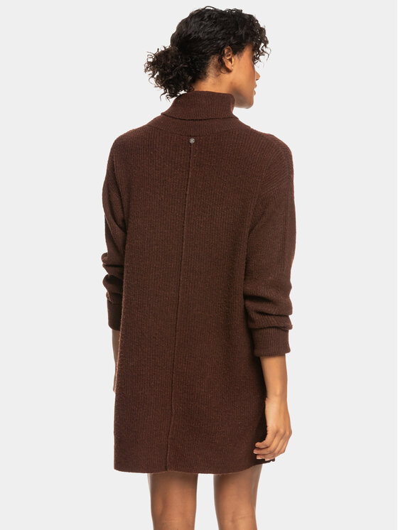 Roxy Roxy Trikotāžas kleita Hawaiian Summer Ktdr ERJKD03450 Brūns Regular Fit