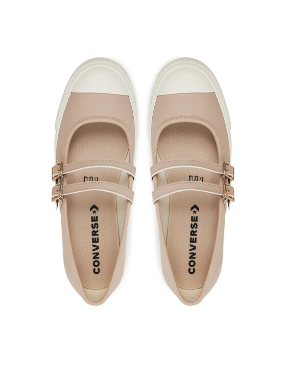 Converse Converse Baleríny Chuck Taylor All Star Dainty Mary Jane A11491C Béžová