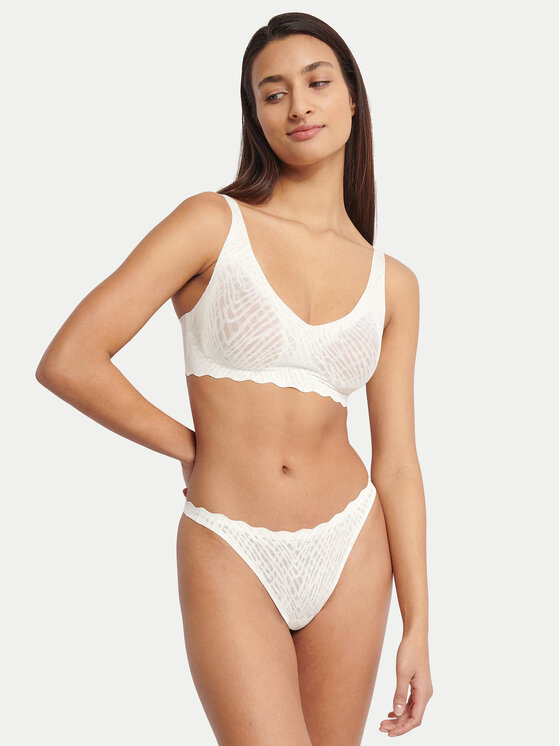 Sloggi Sloggi Sutien fără armătură Zero Feel Bliss 10219688 Écru