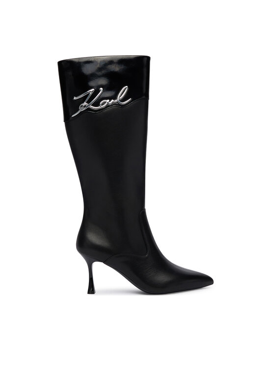 KARL LAGERFELD KARL LAGERFELD Kozačky KL32775 Černá