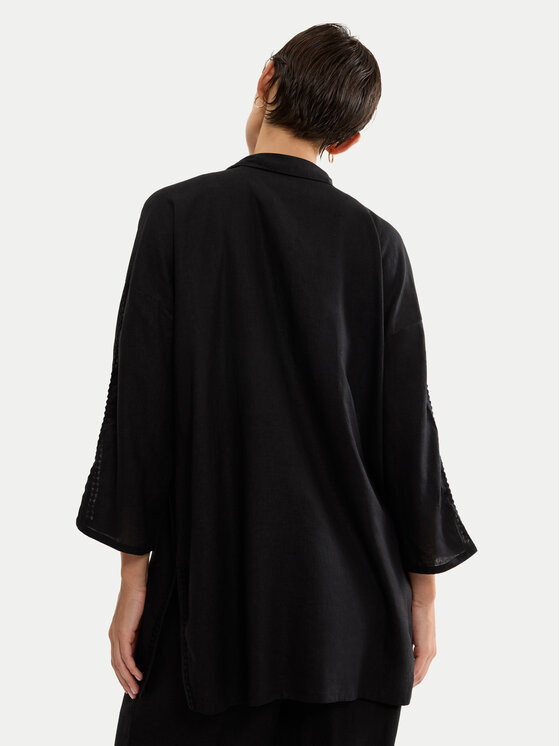 Triumph Triumph Pižamos marškinėliai Summer Wear 10227228 Juoda Regular Fit