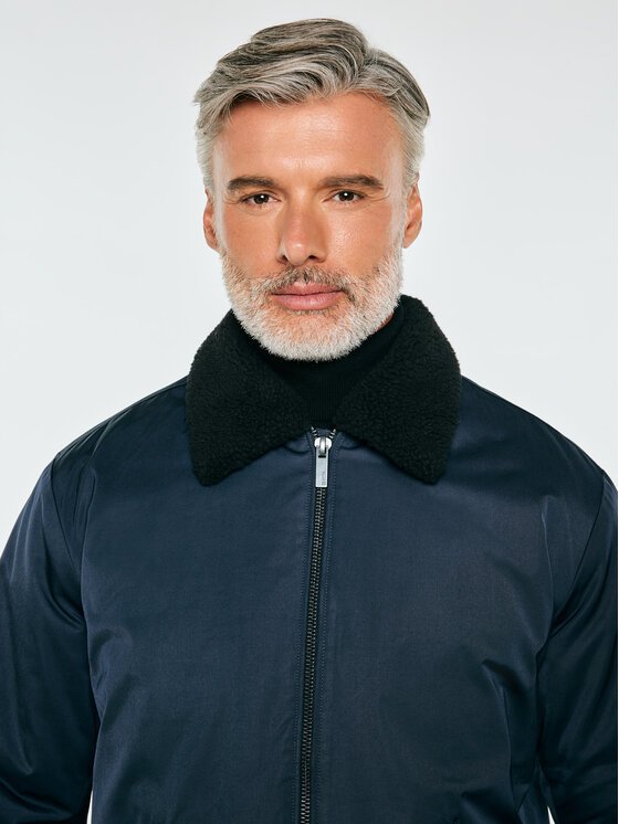 BIG STAR BIG STAR Kurtka zimowa DEKSEBI Granatowy Basic Fit