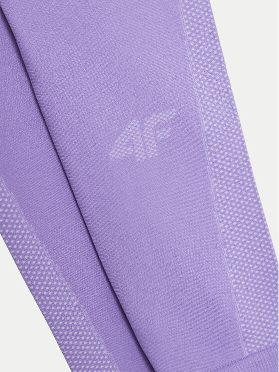 4F 4F Komplet bielizny termoaktywnej 4FJWAW24USEAF150 Fioletowy Slim Fit