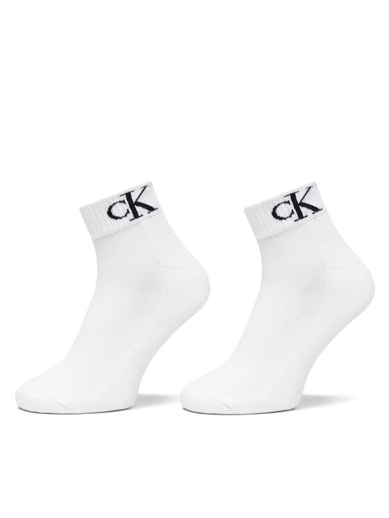 Calvin Klein Jeans Calvin Klein Jeans Комплект 2 чифта къси чорапи мъжки 701228805 Бял