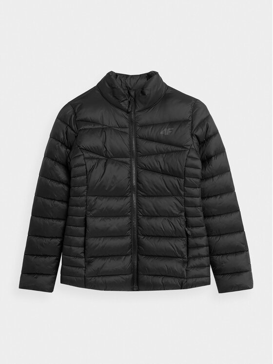 4F 4F Μπουφάν χειμωνιάτικο 4FJAW23TDJAF219 Μαύρο Regular Fit