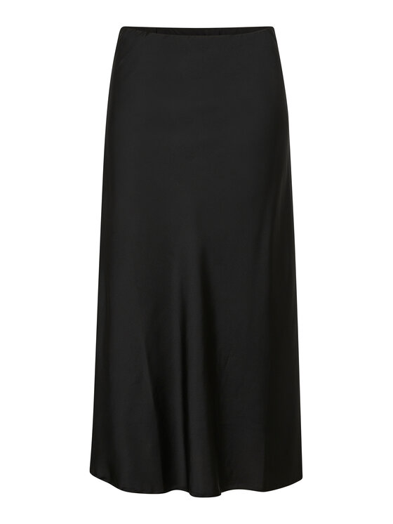 Kaffe Kaffe Midi sijonas Sasmina 10507456 Juoda Regular Fit