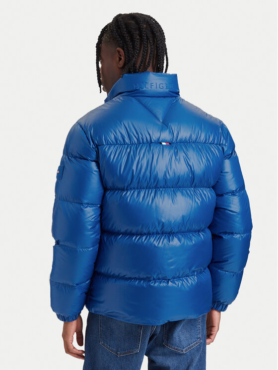 Tommy Hilfiger Tommy Hilfiger Vatovaná bunda MW0MW40617 Modrá Regular Fit
