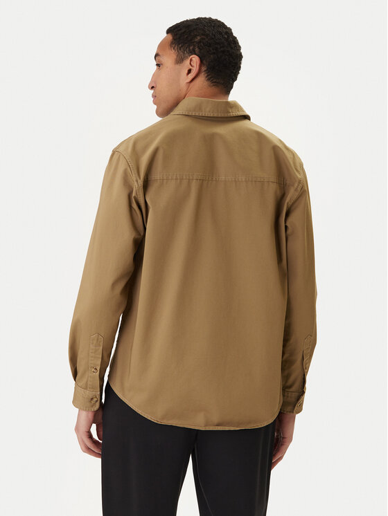 BOSS BOSS Koszula H-Owen 50556121 Khaki Relaxed Fit