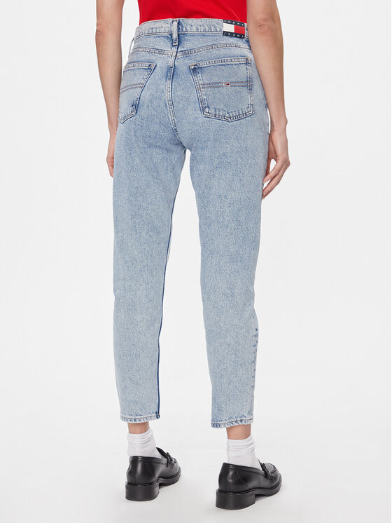Tommy Jeans Tommy Jeans Traperice Izzie Hgh Sl Ank Cg4114 DW0DW17453 Plava Slim Fit