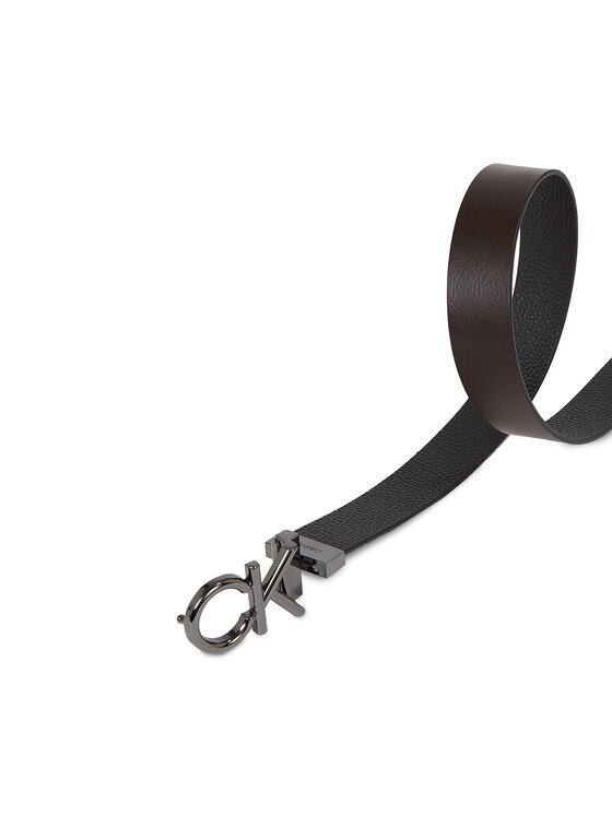 Calvin Klein Calvin Klein Vīriešu josta Adj/Rev Ck Metal Bombe Pb K50K510948 Melns