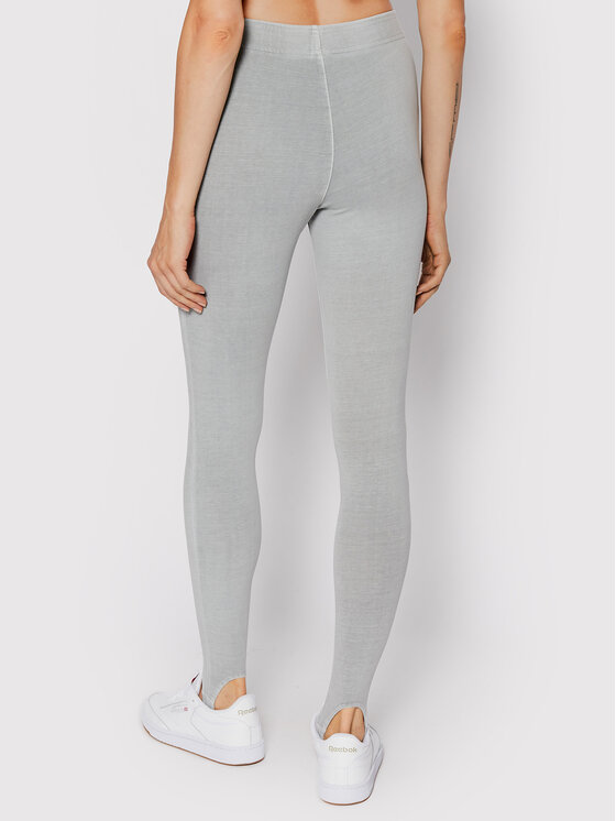 Reebok Reebok Legíny Natural Dye Stirrup HG1142 Šedá Slim Fit