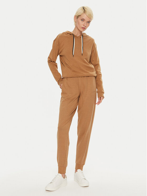 BOSS Boss Долнище анцуг CP Stripe 50524759 Бежов Regular Fit