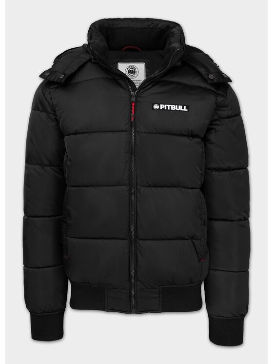 PITBULL PITBULL Kurtka zimowa Walpen II Czarny Regular Fit