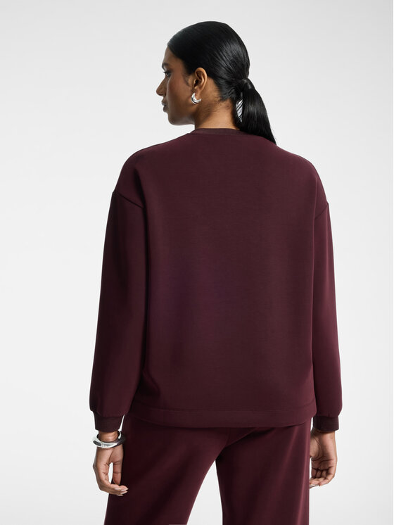 Elena Mirò Elena Mirò Felpa G809Z000680N039 Bordeaux Regular Fit