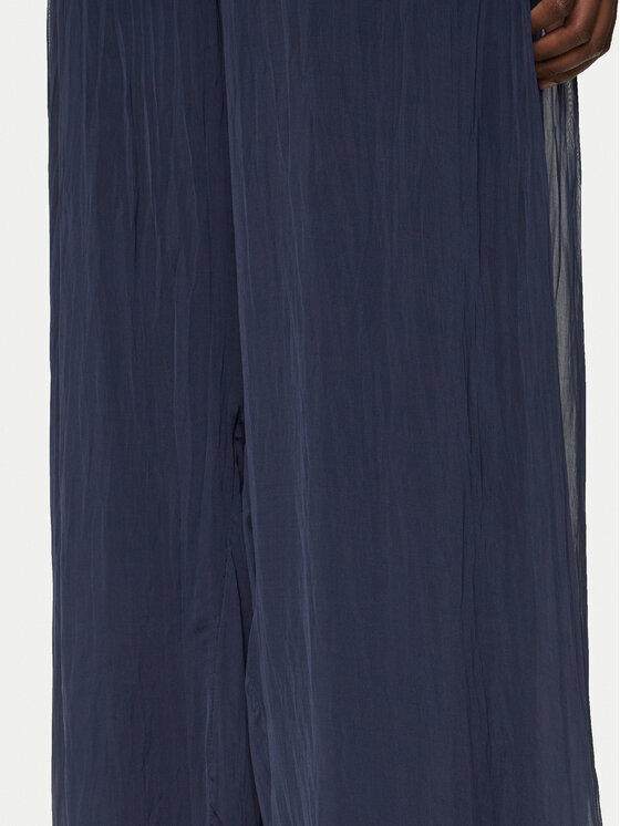 Bomboogie Bomboogie Spodnie palazzo PW8992TSET5 Granatowy Relaxed Fit