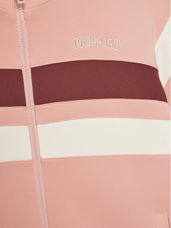 Guess Guess Majica dugih rukava J5RQ10 KCO72 Ružičasta Regular Fit