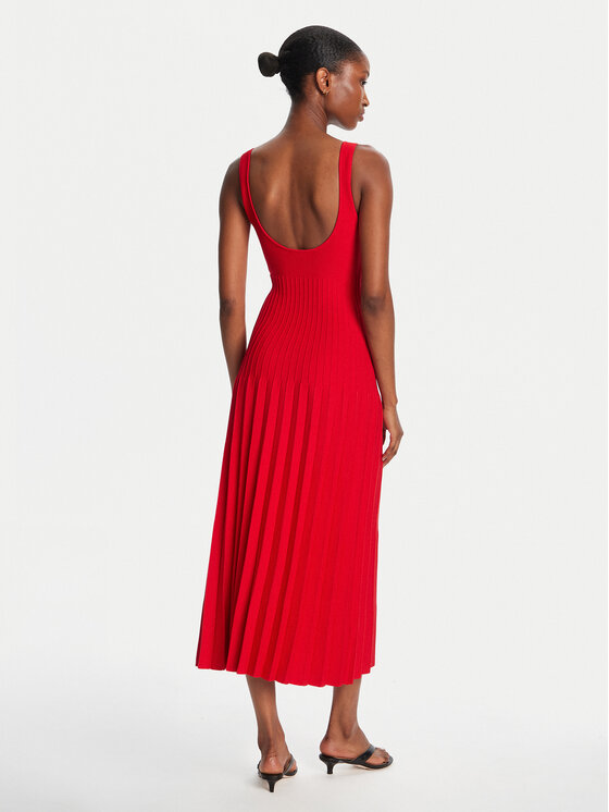 STAUD STAUD Džemper haljina Ellison R24S2213VN Crvena Regular Fit
