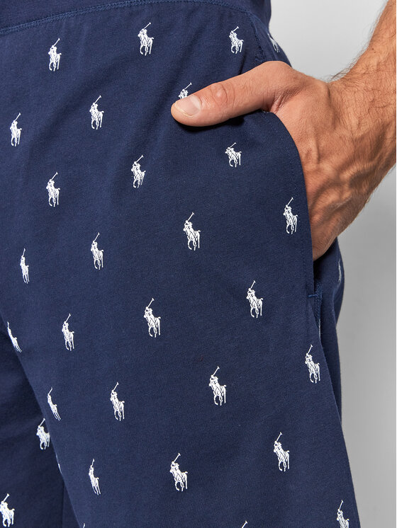 Polo Ralph Lauren Polo Ralph Lauren Kratke pidžama hlače Sle 714844765001 Tamnoplava