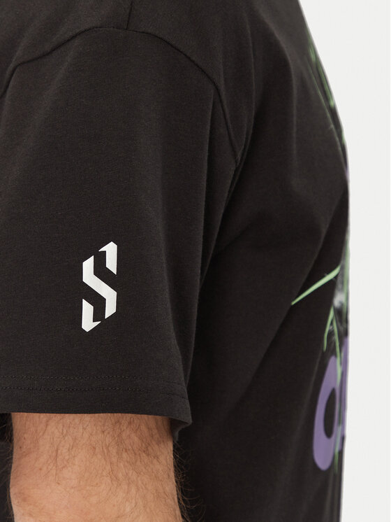 Puma Puma T-shirt Scoot Purple Lab 631669 Nero Regular Fit