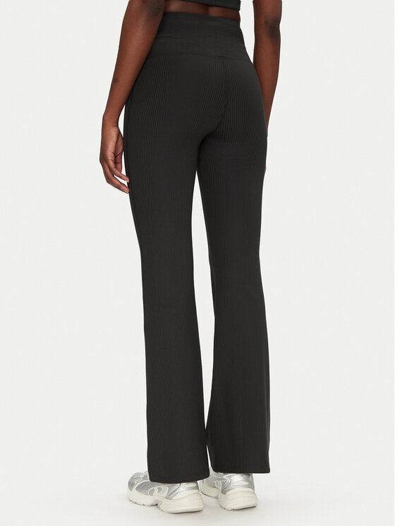 Girlfriend Collective Girlfriend Collective Colanți Rib Flare 4038RIB Negru Slim Fit