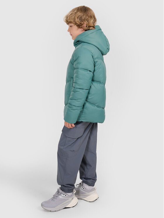 4F 4F Kurtka puchowa OUTERWEAR Khaki Regular Fit