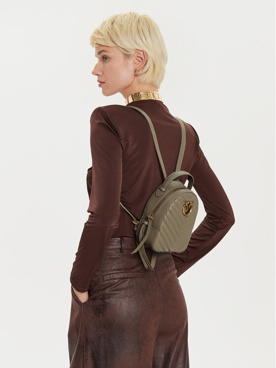 PINKO PINKO Σακίδιο Love Click Mini Backpack . AI 24-25 PLTT 103614 A1J2 Μπεζ