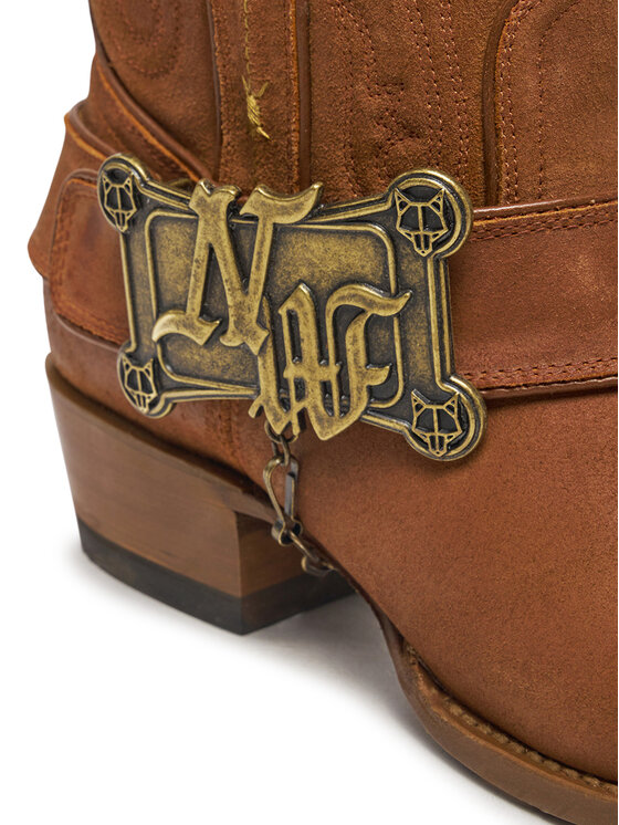 Naked Wolfe Naked Wolfe Western csizmák Outlaw 00021 Barna