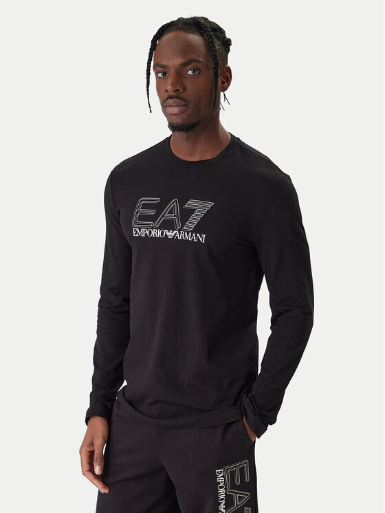 EA7 Emporio Armani EA7 Emporio Armani Hosszú ujjú 7M001310 AF10373 UC001 Fekete Regular Fit