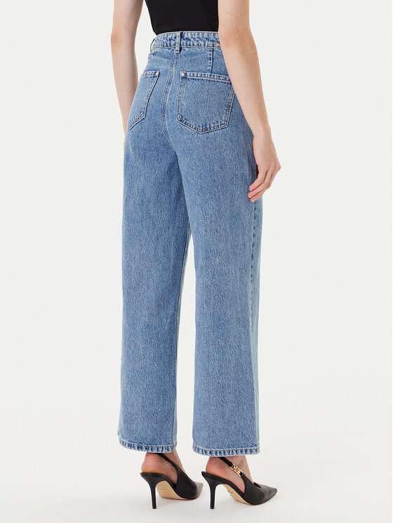 Morgan Morgan Jeansy 241-PWIDE Niebieski Wide Leg