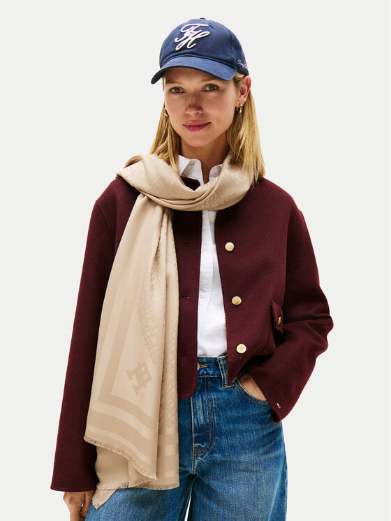 Tommy Hilfiger Tommy Hilfiger Шал Monogram AW0AW17789 Бежов