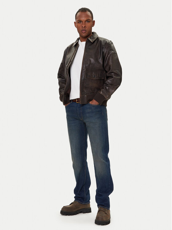 Levi's® Levi's® Giacca di pelle Clayton 003AU-0000 Marrone Regular Fit