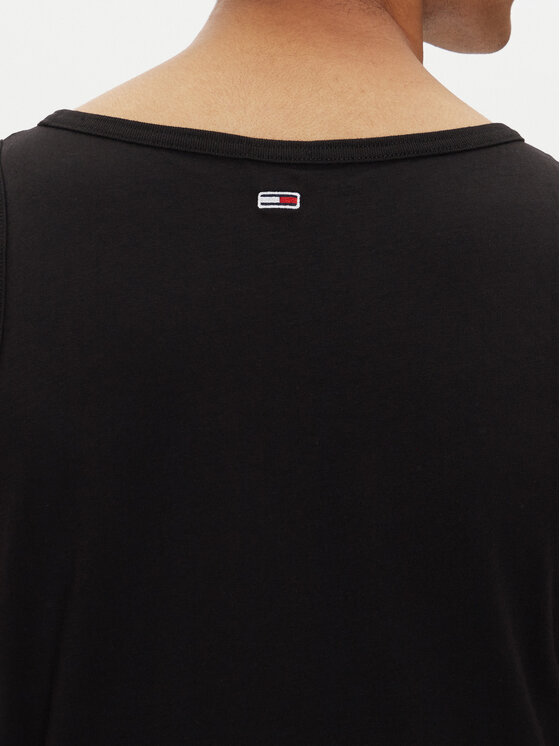Tommy Jeans Tommy Jeans Majica brez rokavov Entry Graphic DM0DM20790 Črna Slim Fit