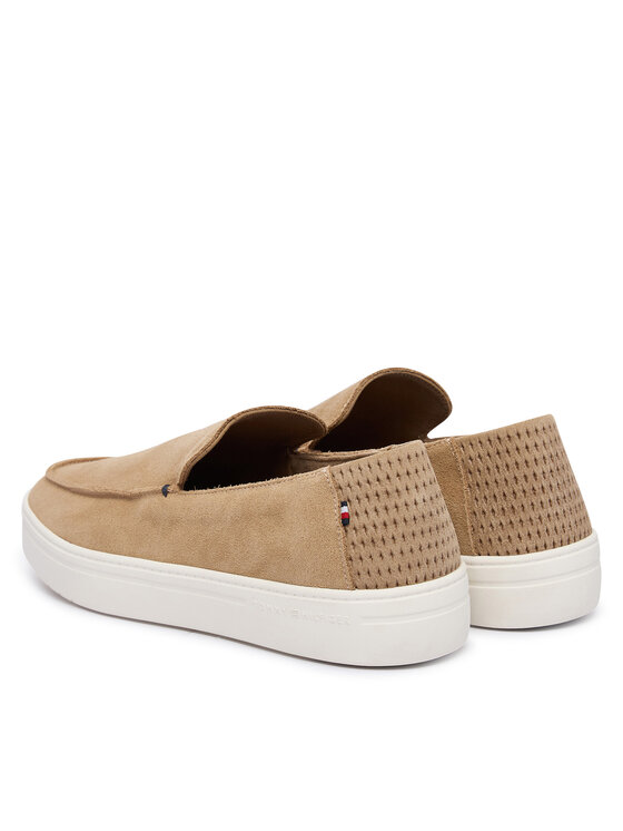 Tommy Hilfiger Tommy Hilfiger Лоуфъри Modern Light Suede Loafer FM0FM05924 Светлокафяв