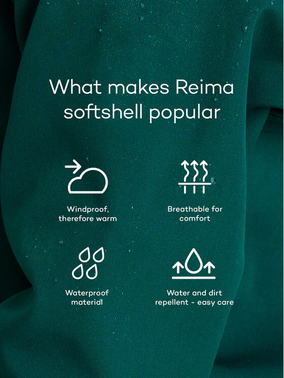 Reima Reima Geacă softshell Vantti 5100009B Albastru Regular Fit