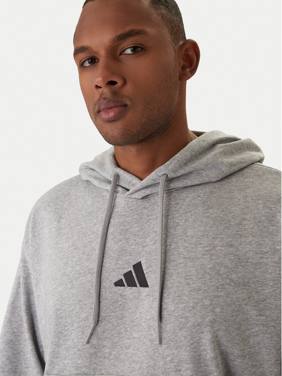 adidas adidas Bluza Essentials Feel Cozy JE3851 Szary Regular Fit