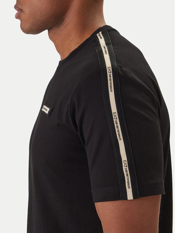 EA7 Emporio Armani EA7 Emporio Armani T-krekls 7M001476 AF10375 Melns Regular Fit