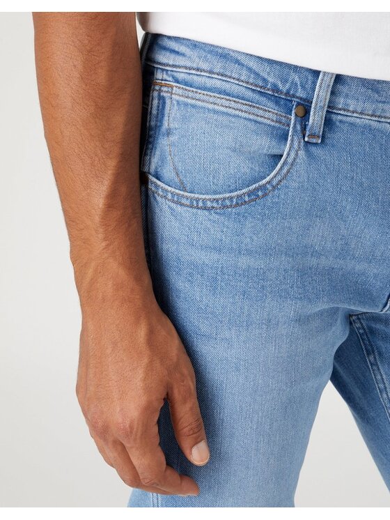 Wrangler Wrangler Jeansy GREENSBORO Niebieski Straight Fit