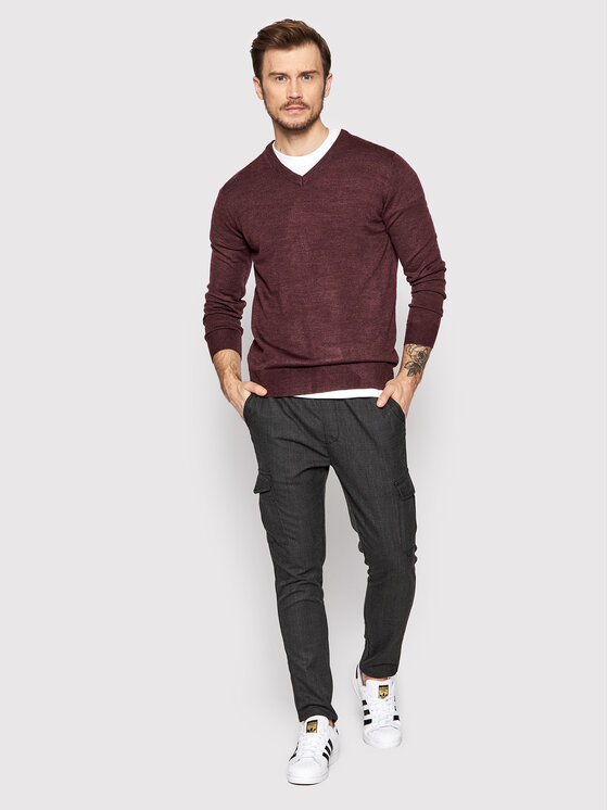 Maglione MK-279QUAZARD Bordeaux Regular Fit