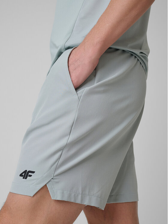 4F 4F Szorty sportowe ATHLETIC Turkusowy Regular Fit