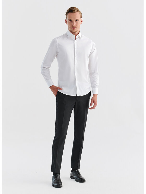 Pako Lorente Pako Lorente Koszula P000B-1X-002 Biały Slim Fit