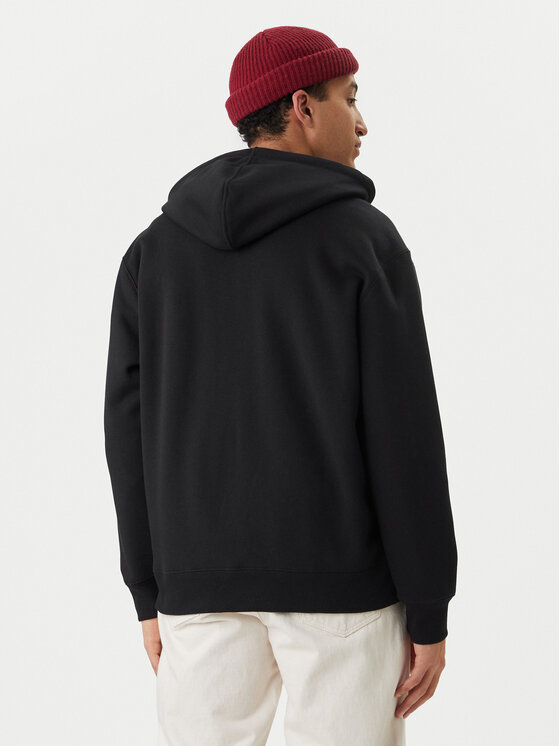 Element Element Bluză Icon Rain ELYFT00204 Negru Relaxed Fit