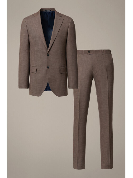 Lancerto Lancerto Garnitur Tomelloso GA073126000022 Brązowy Slim Fit