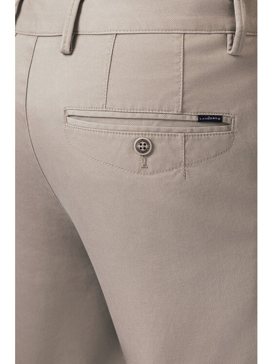 Lancerto Lancerto Chinosy Mikkeli SP082125000012 Beżowy Slim Fit