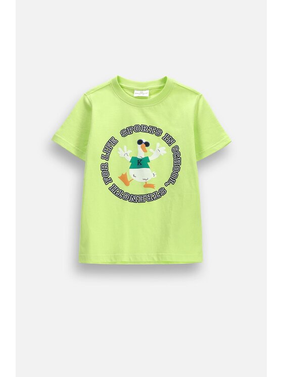 Coccodrillo Coccodrillo T-Shirt ZC6143202ABK-030 Żółty Regular Fit
