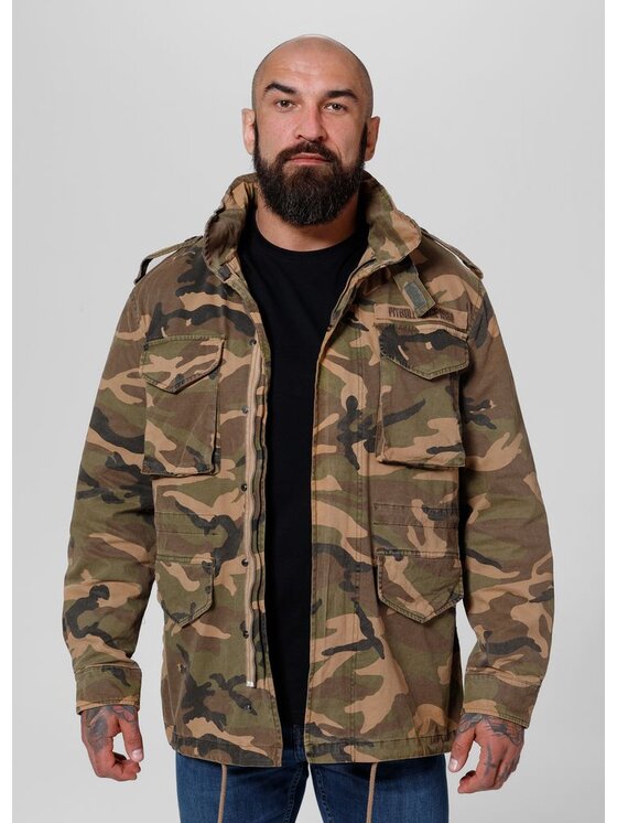 PITBULL PITBULL Kurtka przejściowa M65 Kolorowy Regular Fit