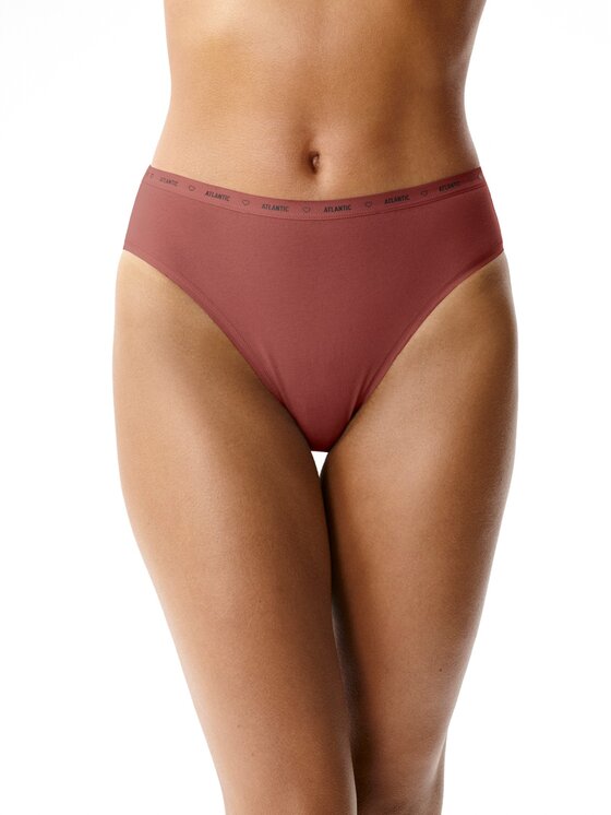 Atlantic Atlantic Figi klasyczne flat elastic Brązowy