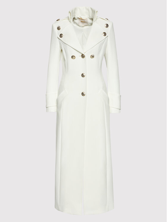 Babylon Babylon Преходно палто P_MF0402 Бял Regular Fit